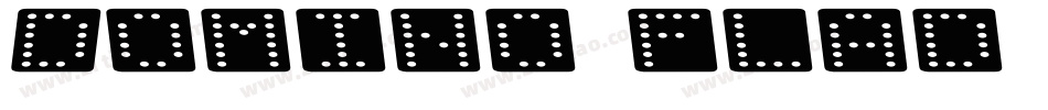 Domino flad kursiv omrids字体转换